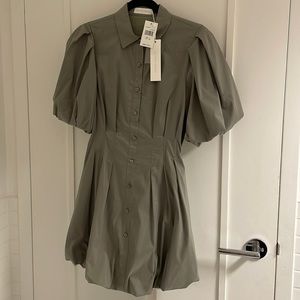 Jonathan Simkhai Cleo Dress - Eucalyptus Green/Cactus